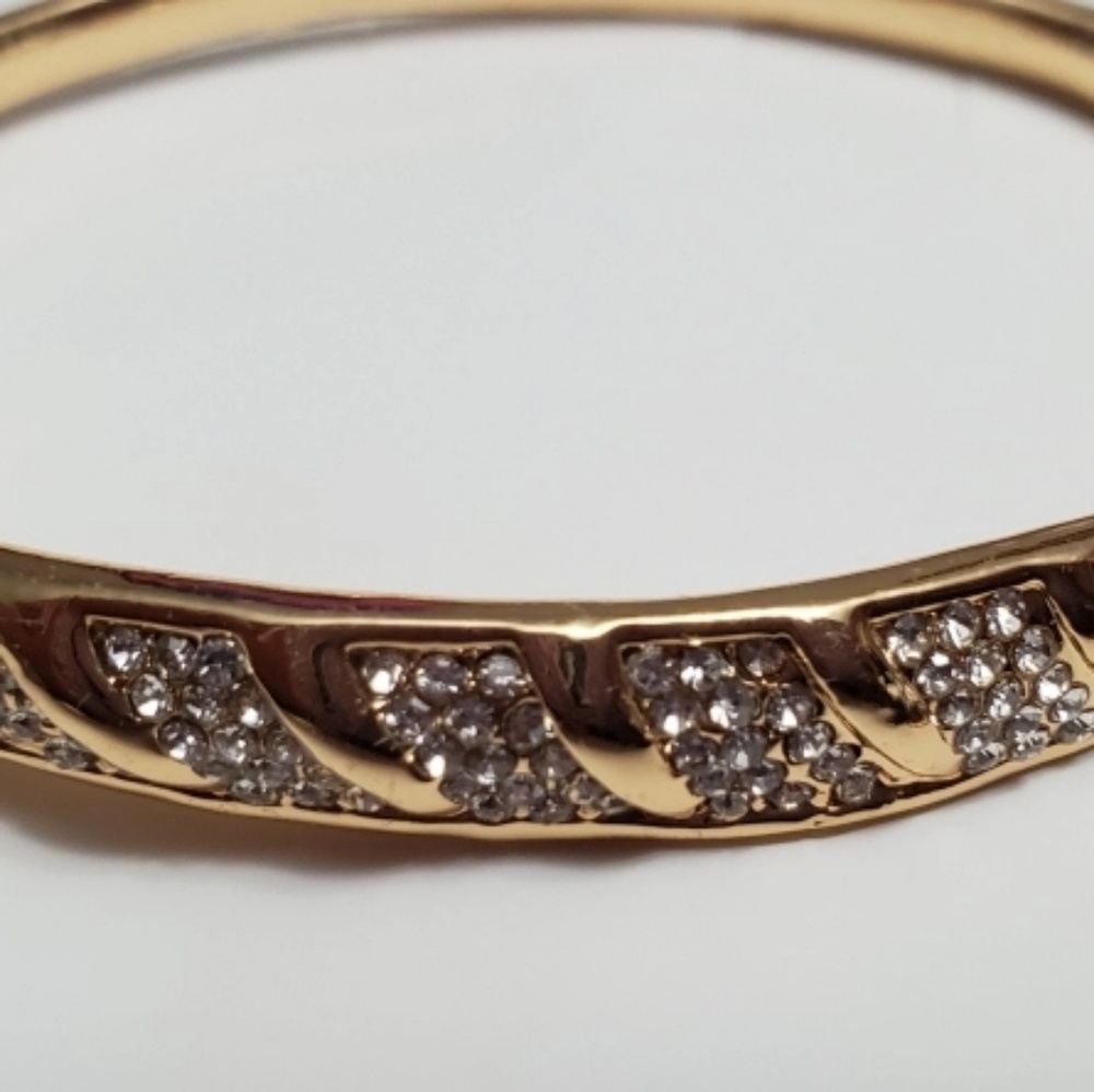 24K Gold Plated Bracelet with Swarovski Crystals
